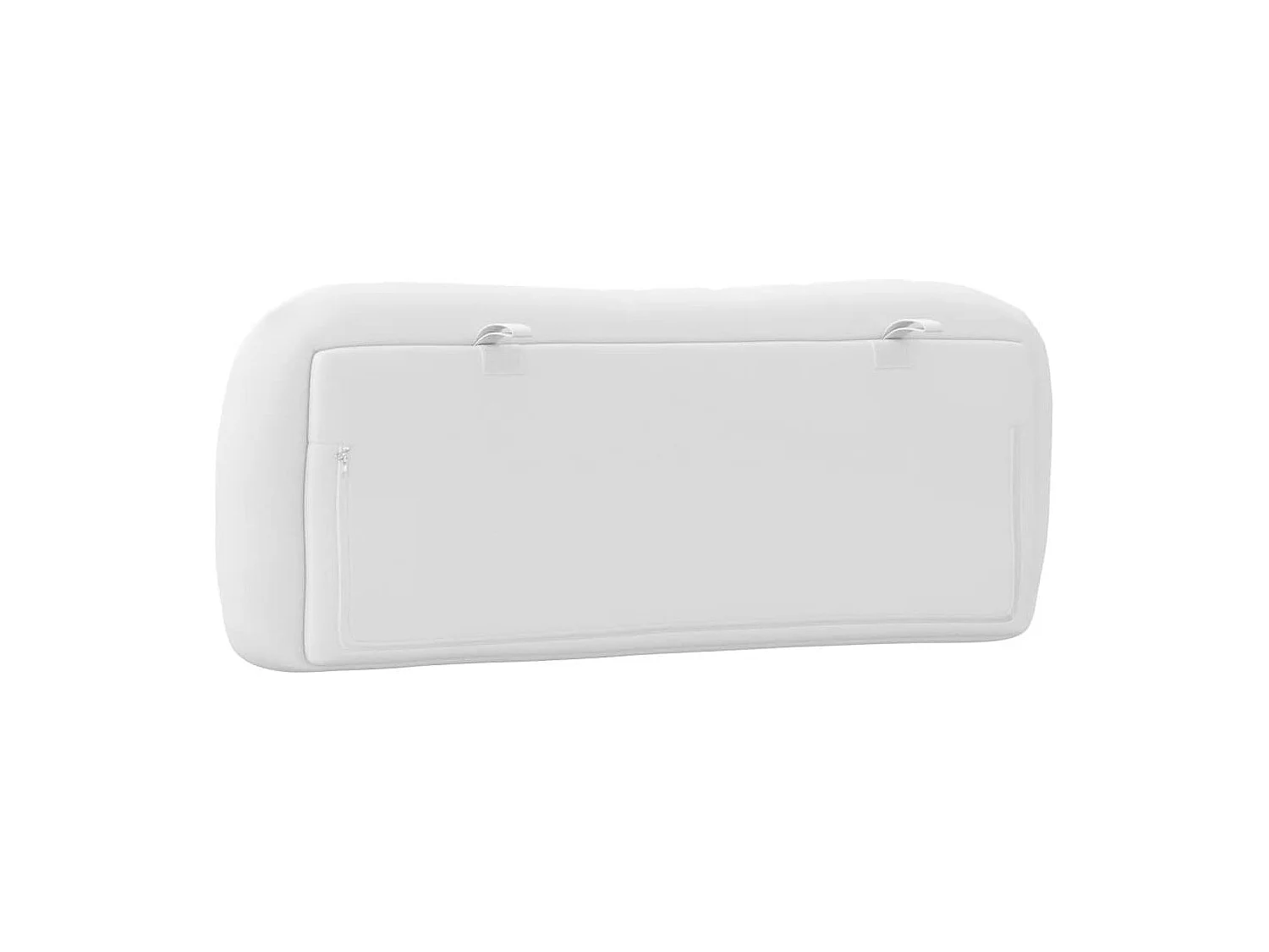 Tête de lit blanc 100 cm similicuir