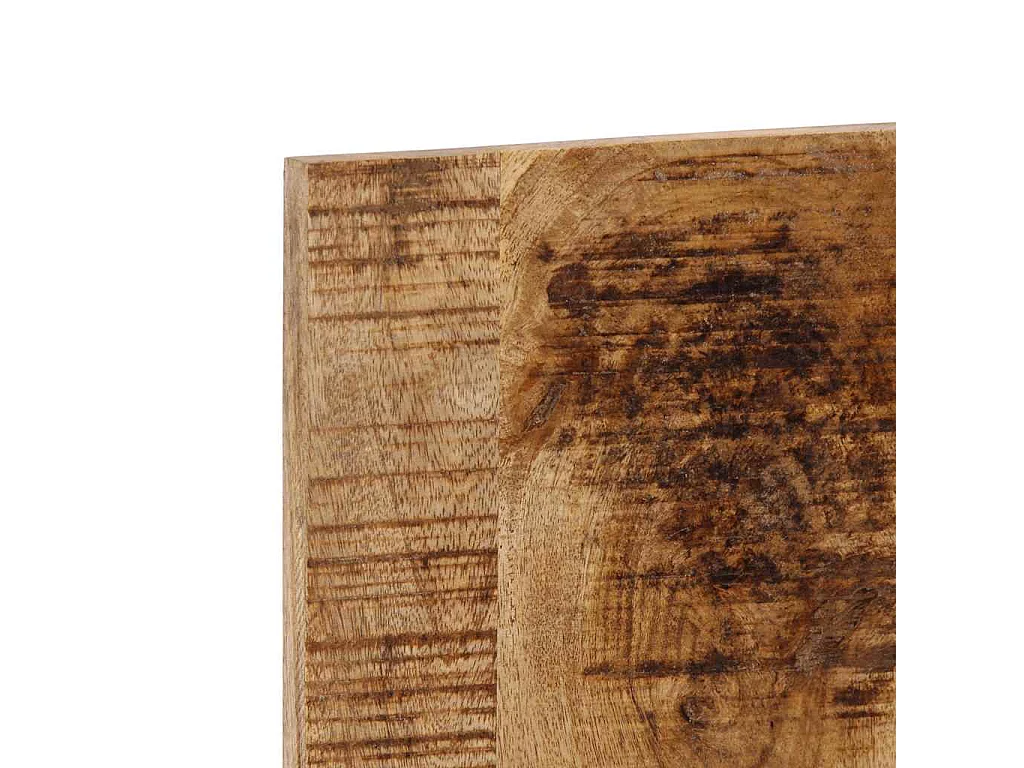 Tête de lit 120 cm bois de manguier brut massif