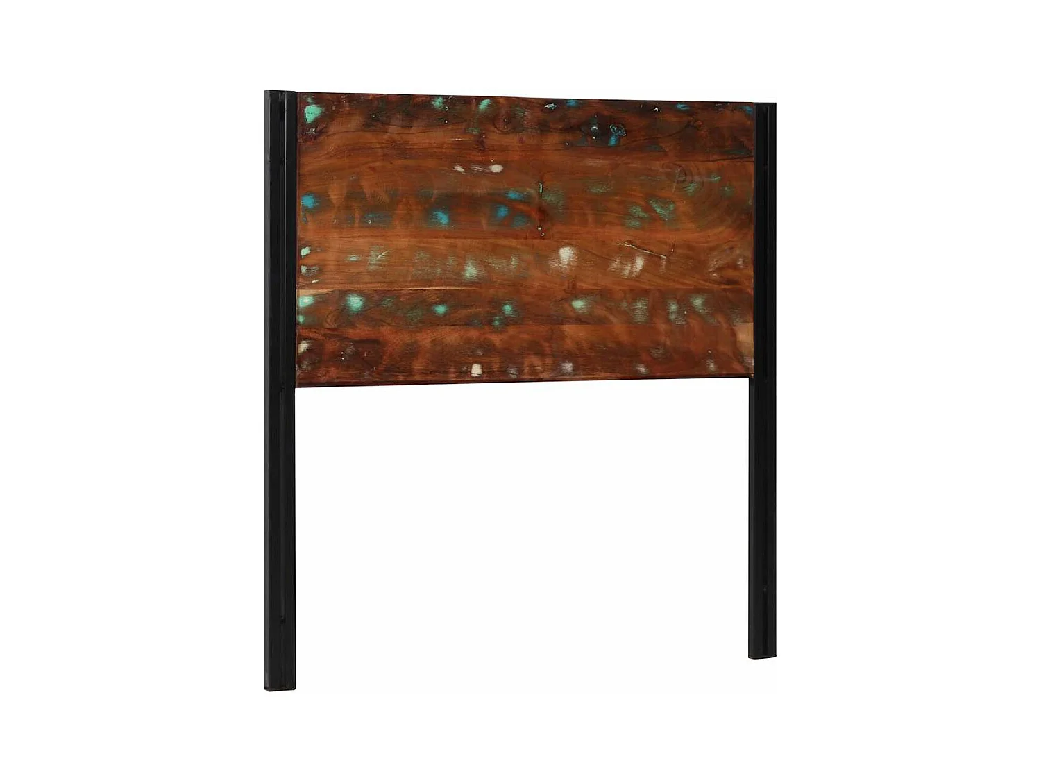 Tête de lit 100 cm bois massif récupéré et fer
