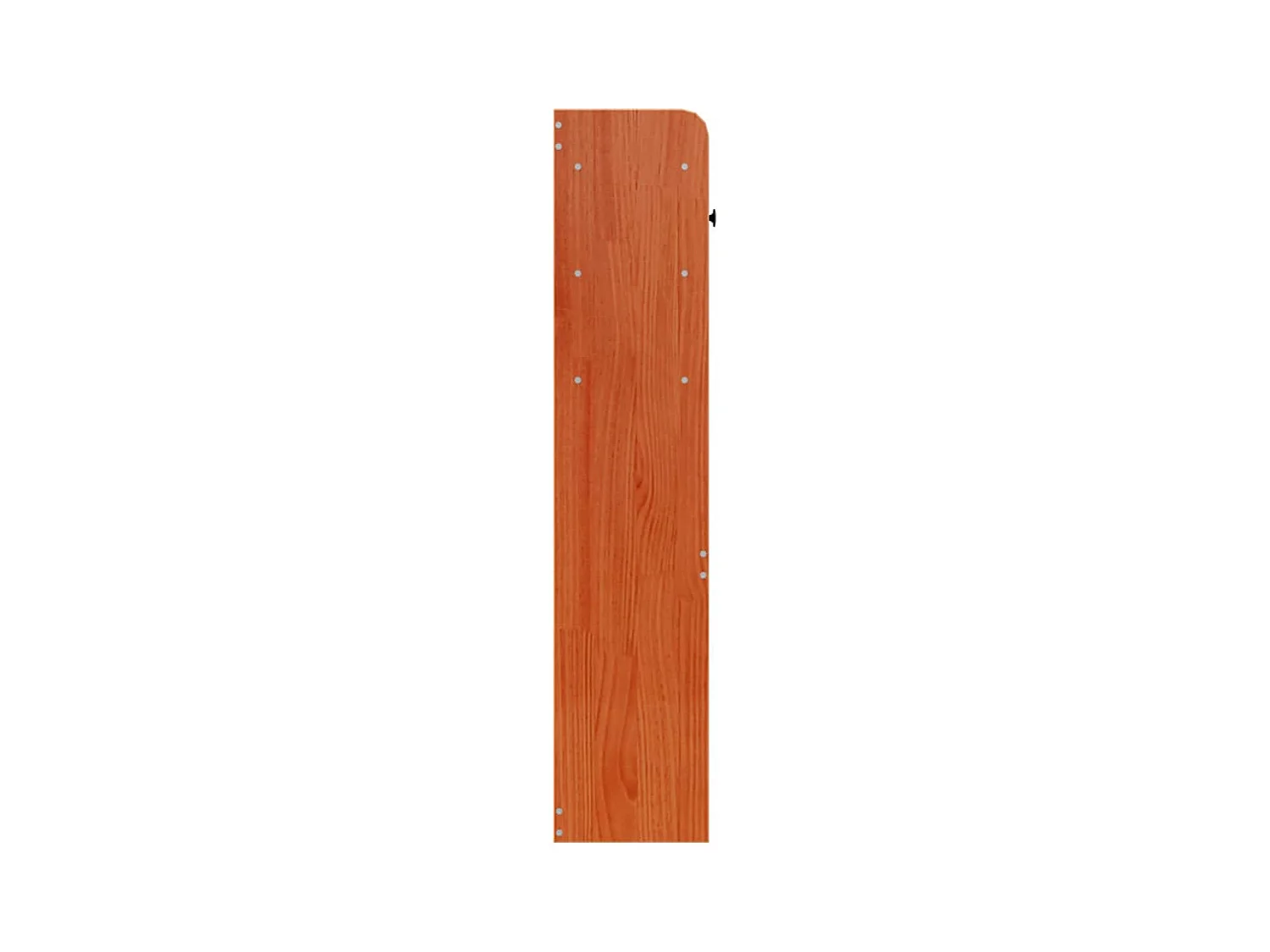 Tête de lit avec rangement cire marron 100cm bois massif de pin