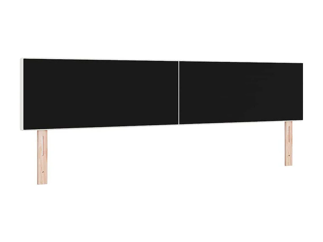 Tête de lit LED avec des lumières à LED Crème 200 cm tissu