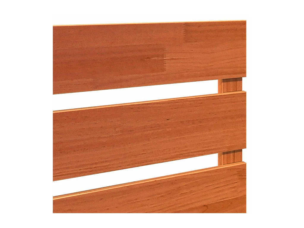 Tête de lit Marron cire 200.5 x 3 x 80 cm Bois massif en pin