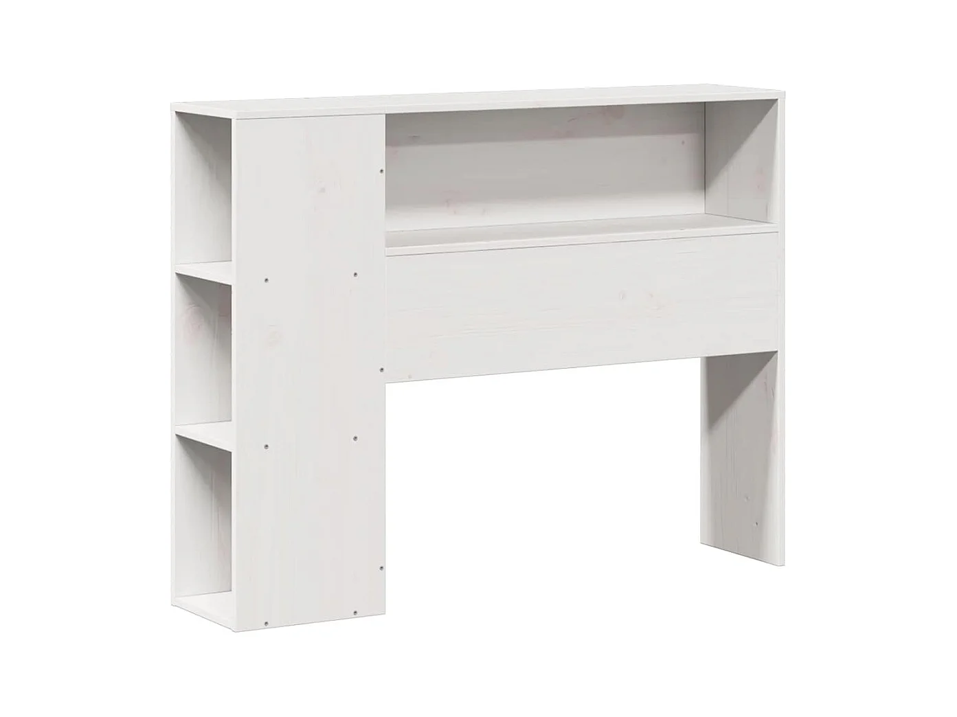 Cabecero de cama almacenaje madera maciza pino blanco 100 cm