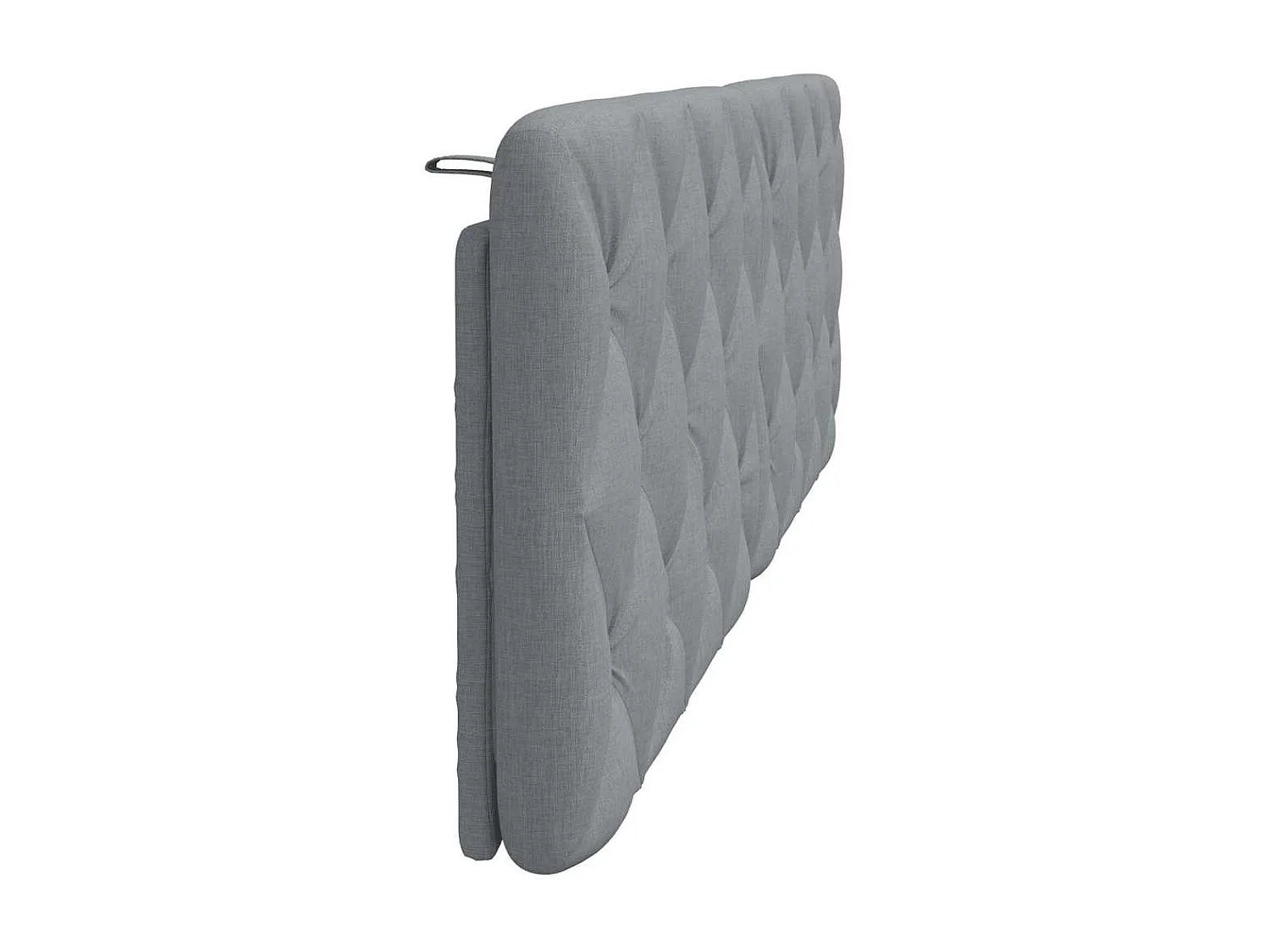 Tête de lit gris clair 160 cm tissu
