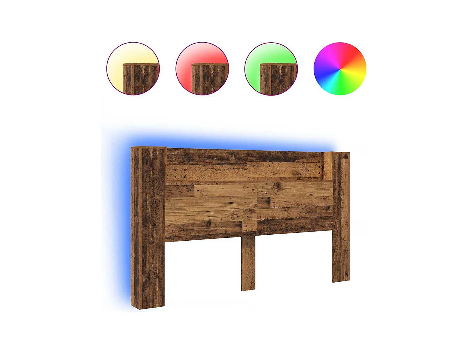 Tête de Lit Bois ancien 180 x 17 x 104,5 cm