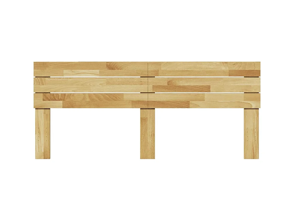 Tête de lit 180 cm bois massif de chêne