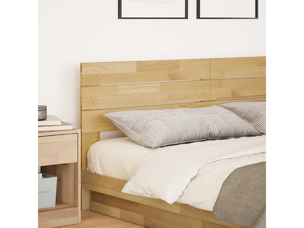 Tête de lit 180 cm bois massif de chêne