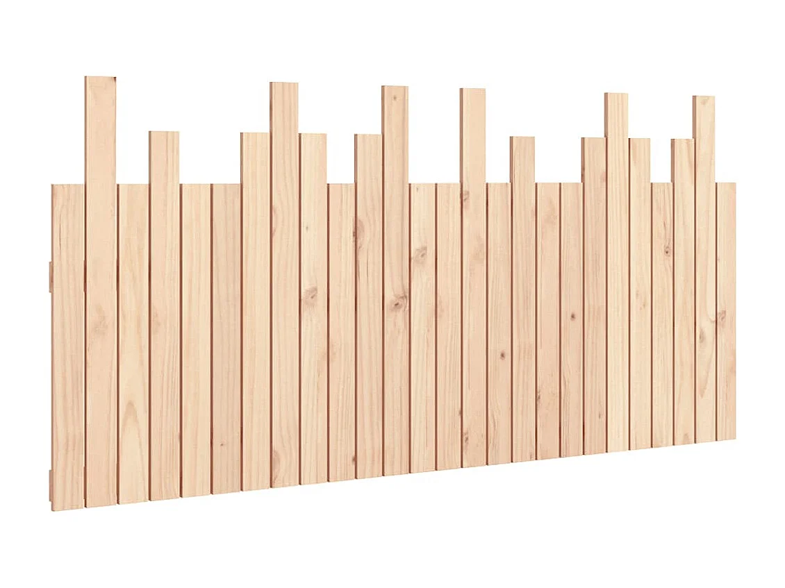 Tête de lit murale 166x3x80 cm Bois massif de pin