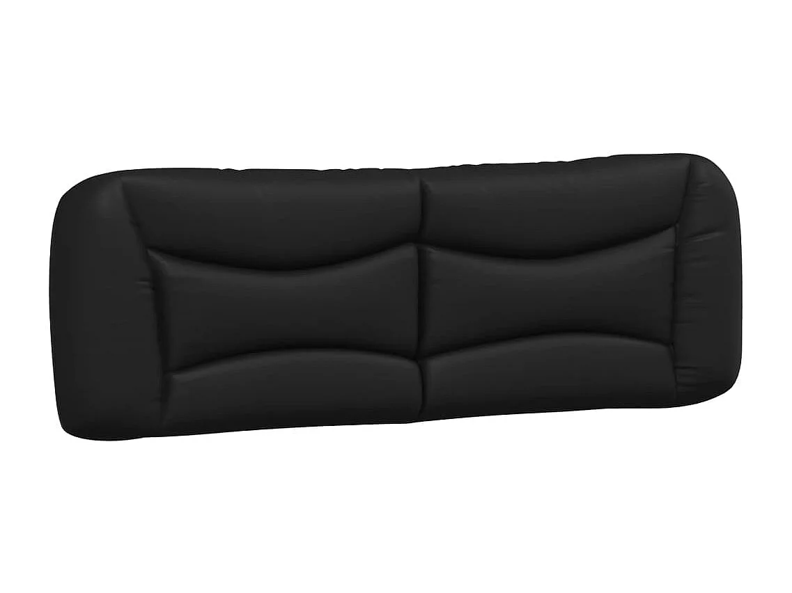 Tête de lit noir 152 cm similicuir