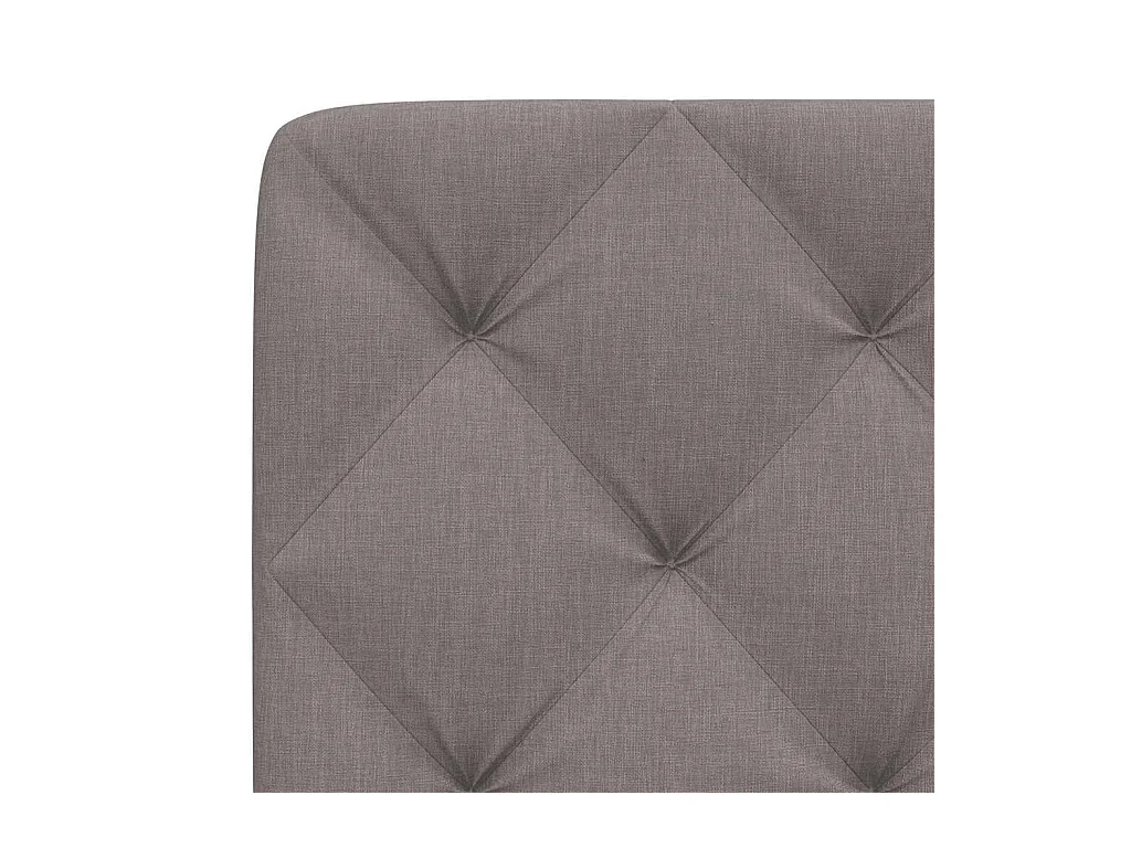 Almofadão de cabeceira 80 cm tecido cinzento-acastanhado