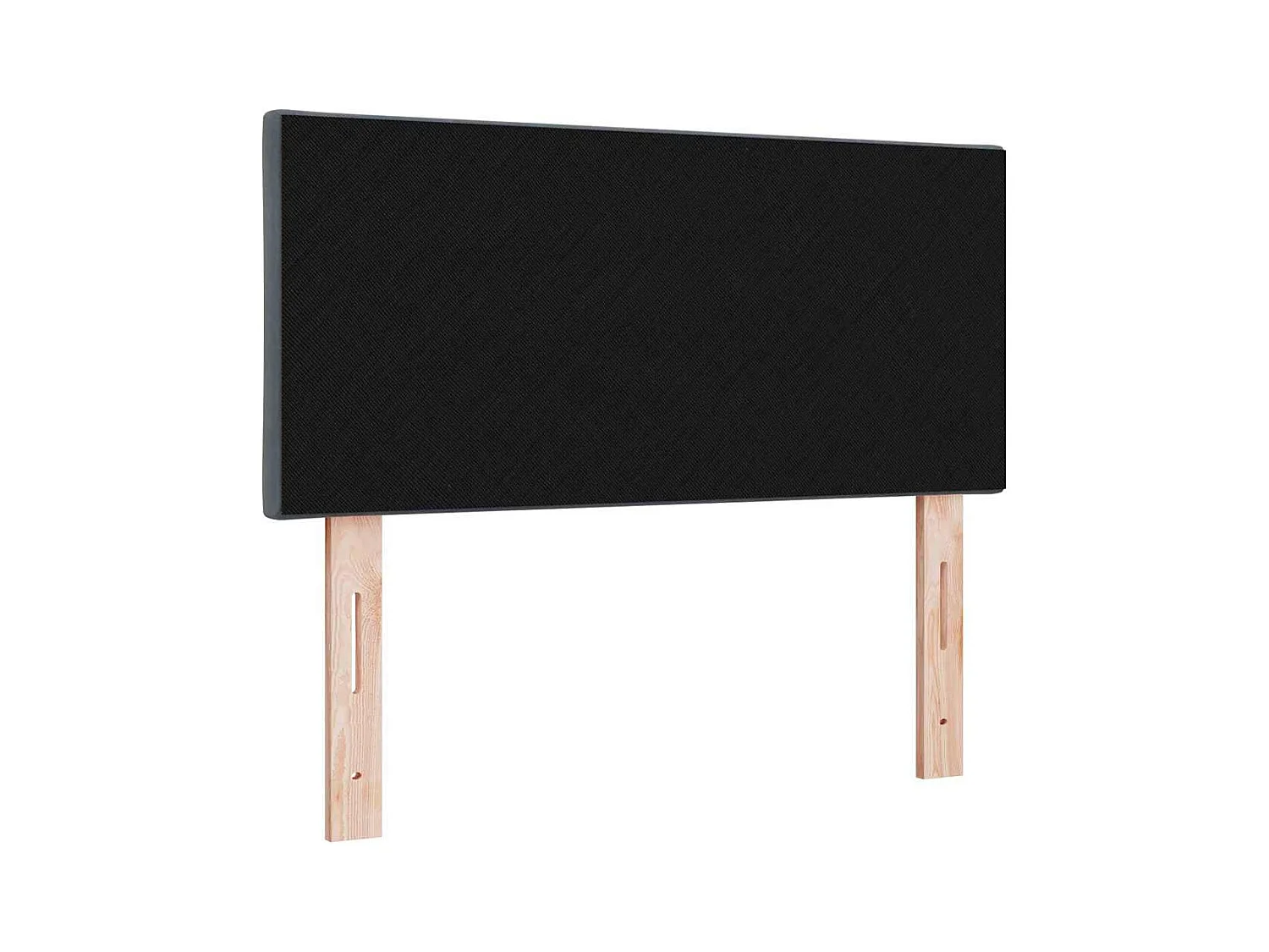 Tête de lit Montage mural Géométrique Gris foncé 90 cm Velours