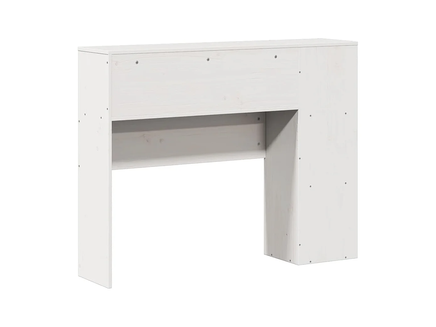 Cabecero de cama almacenaje madera maciza pino blanco 90 cm