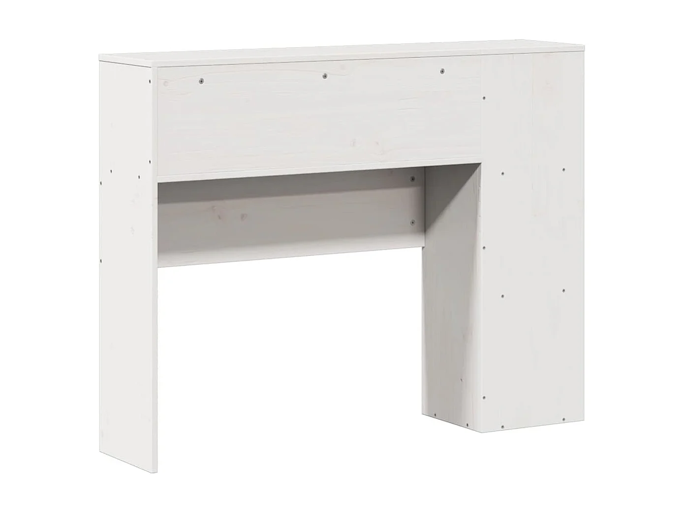 Cabecero de cama almacenaje madera maciza pino blanco 90 cm