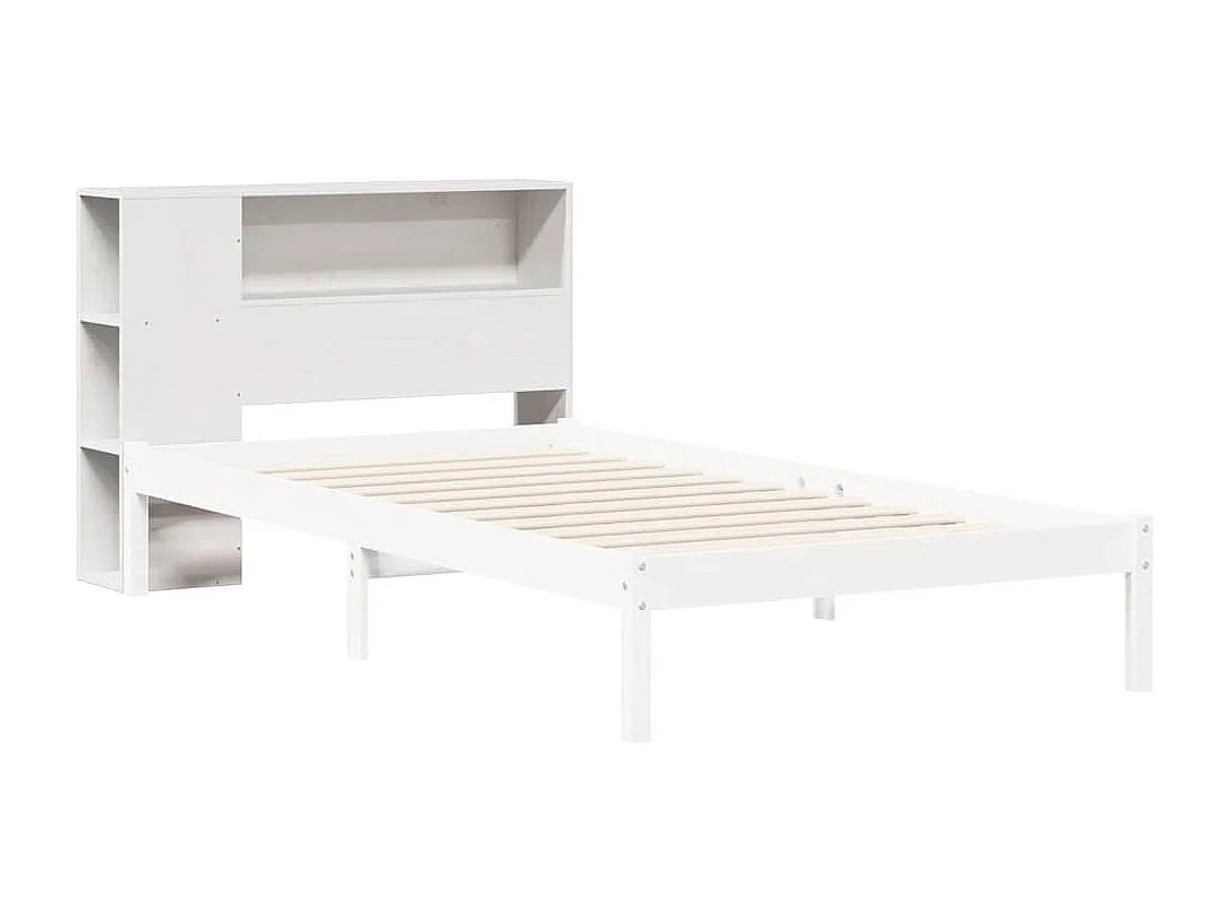 Cabecero de cama almacenaje madera maciza pino blanco 90 cm
