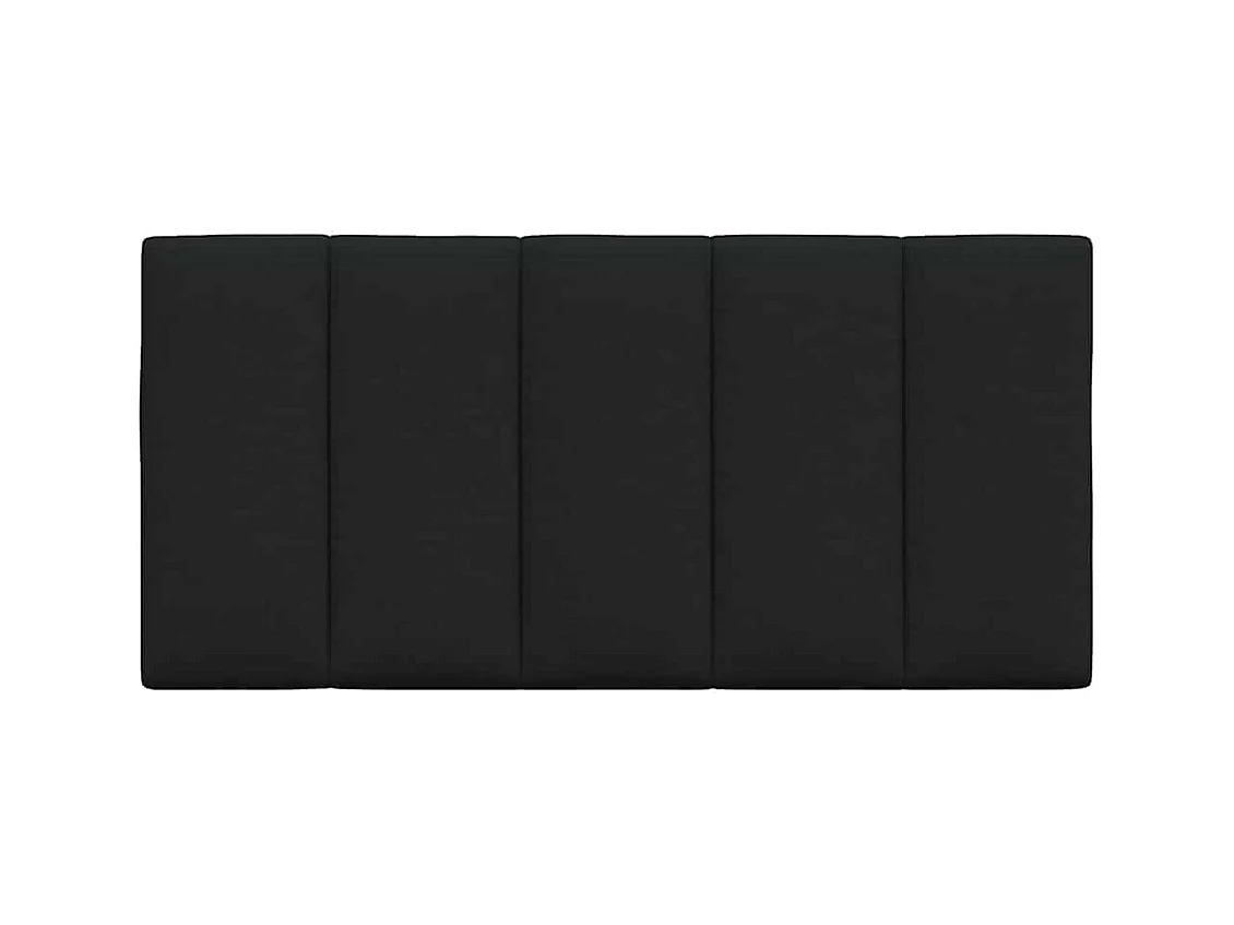 Tête de lit noir 100 cm tissu