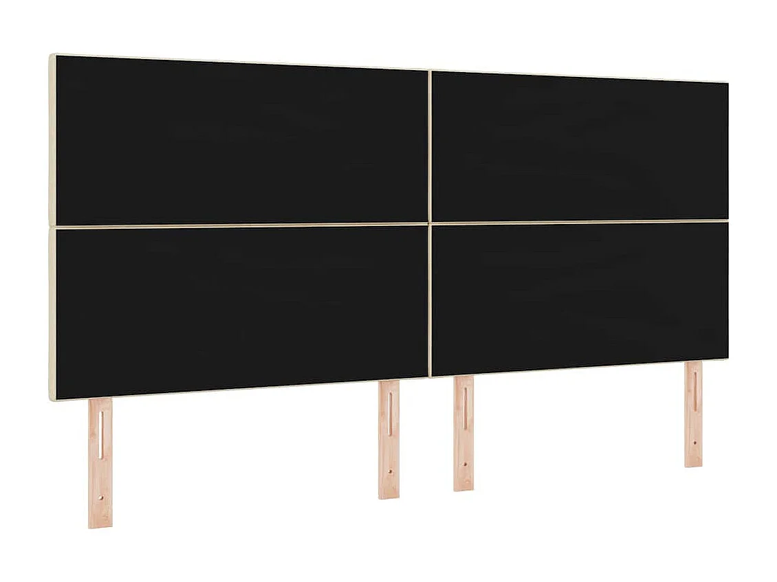 Tête de Lit en Tissu Géométrique Crème 200 cm tissu