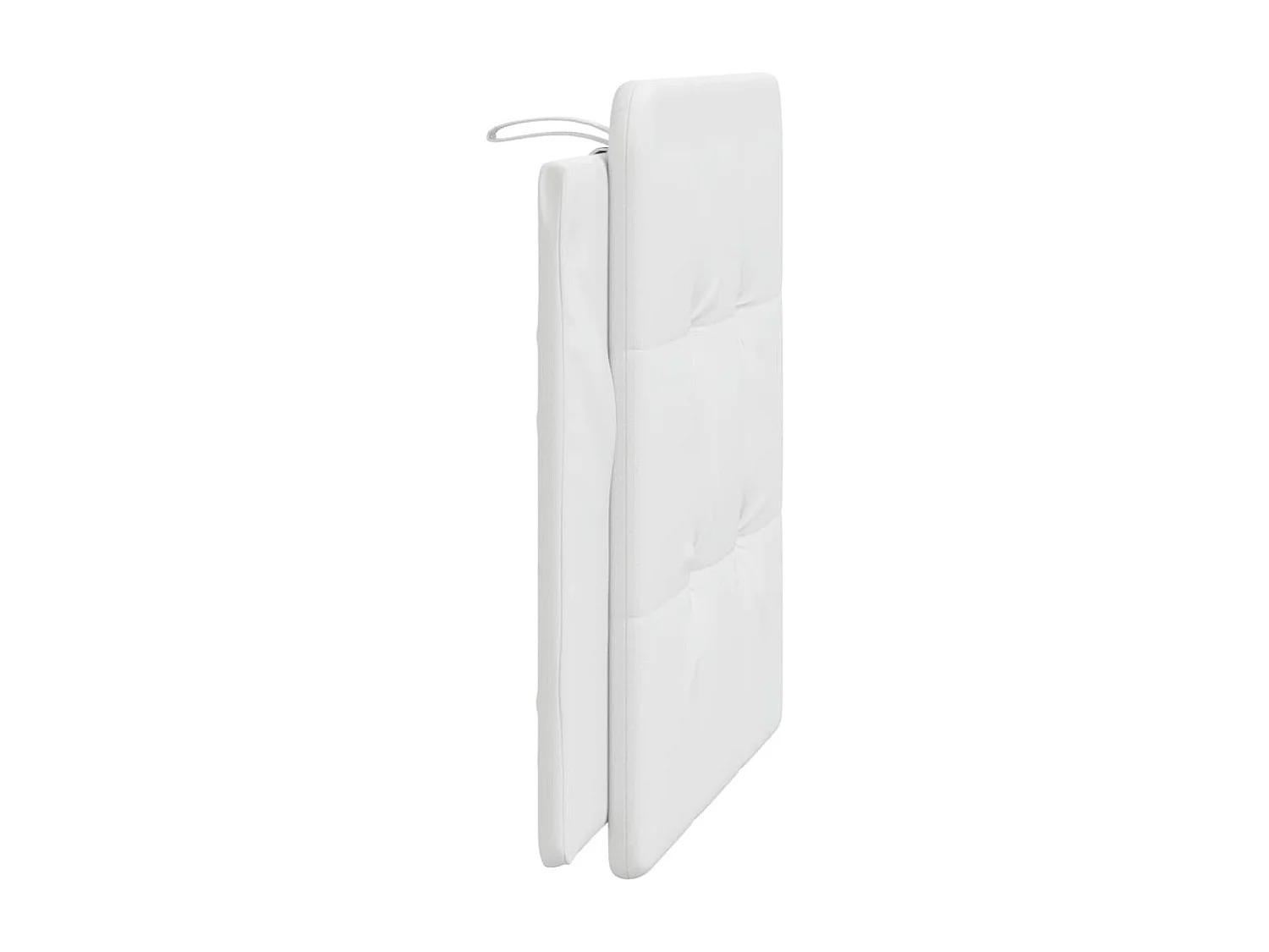 Tête de lit blanc 100 cm similicuir