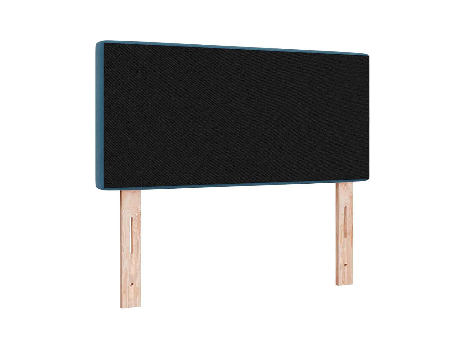 Tête de Lit en Velours Argyle Bleu foncé 100 cm Velours