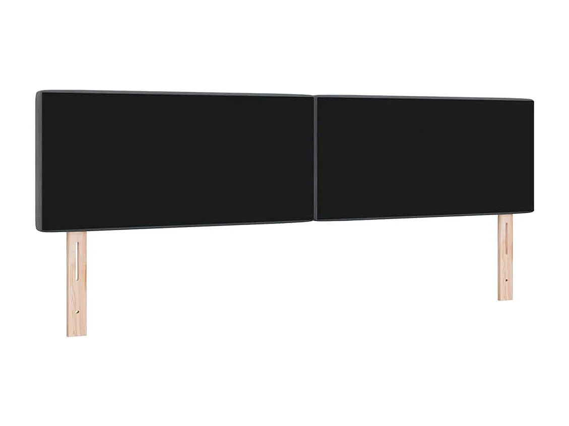Cabecero LED Argyle con cabecera Gris oscuro 90 cm Terciopelo