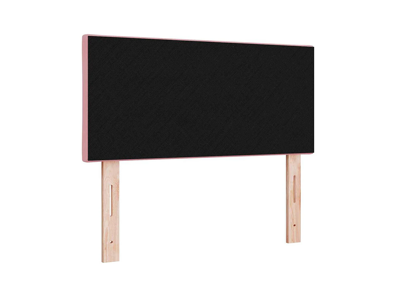 Tête de lit Montage mural Géométrique Rose 100 cm Velours