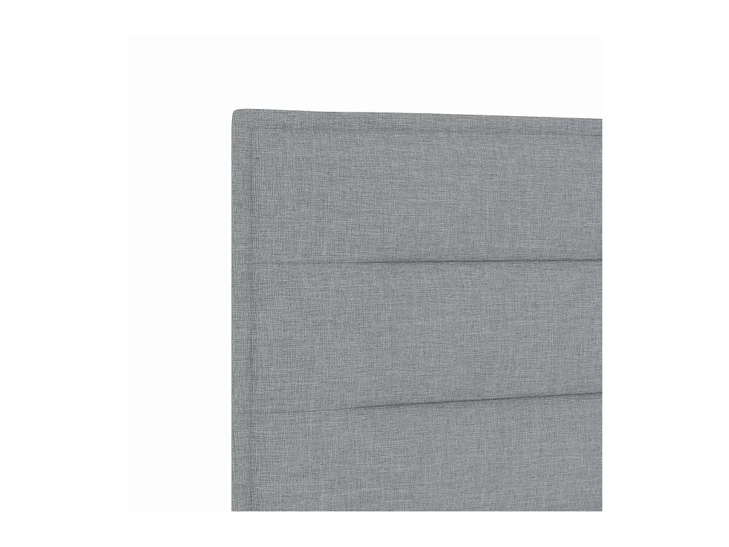 Tête de lit avec tête de lit Gris clair 90 cm tissu