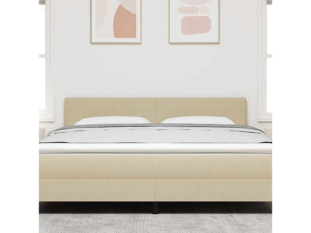 Tête de lit LED avec des lumières à LED Vert gris 180 cm tissu