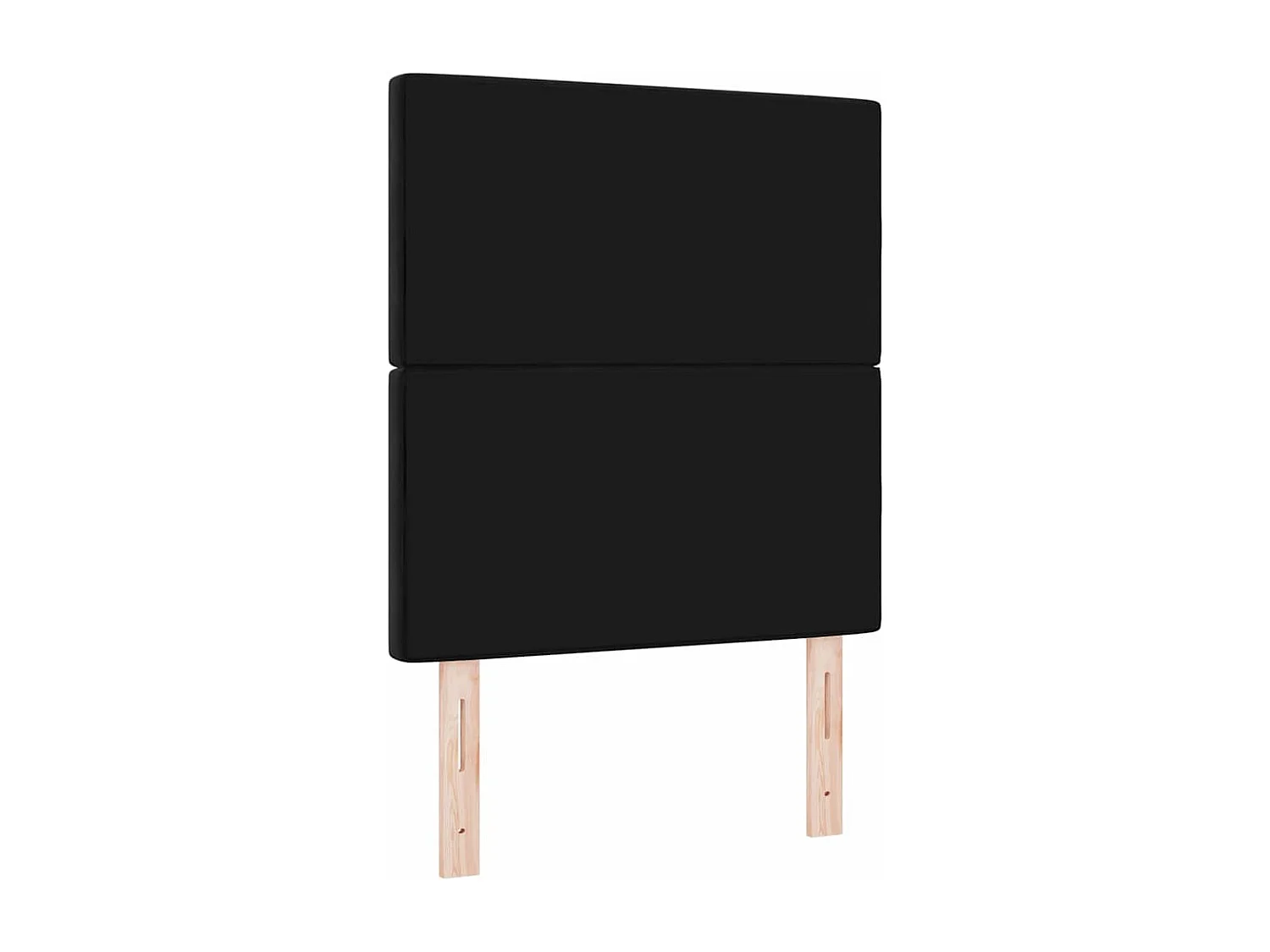 Tête de Lit LED avec des lumières à LED Noir 80 cm Velours
