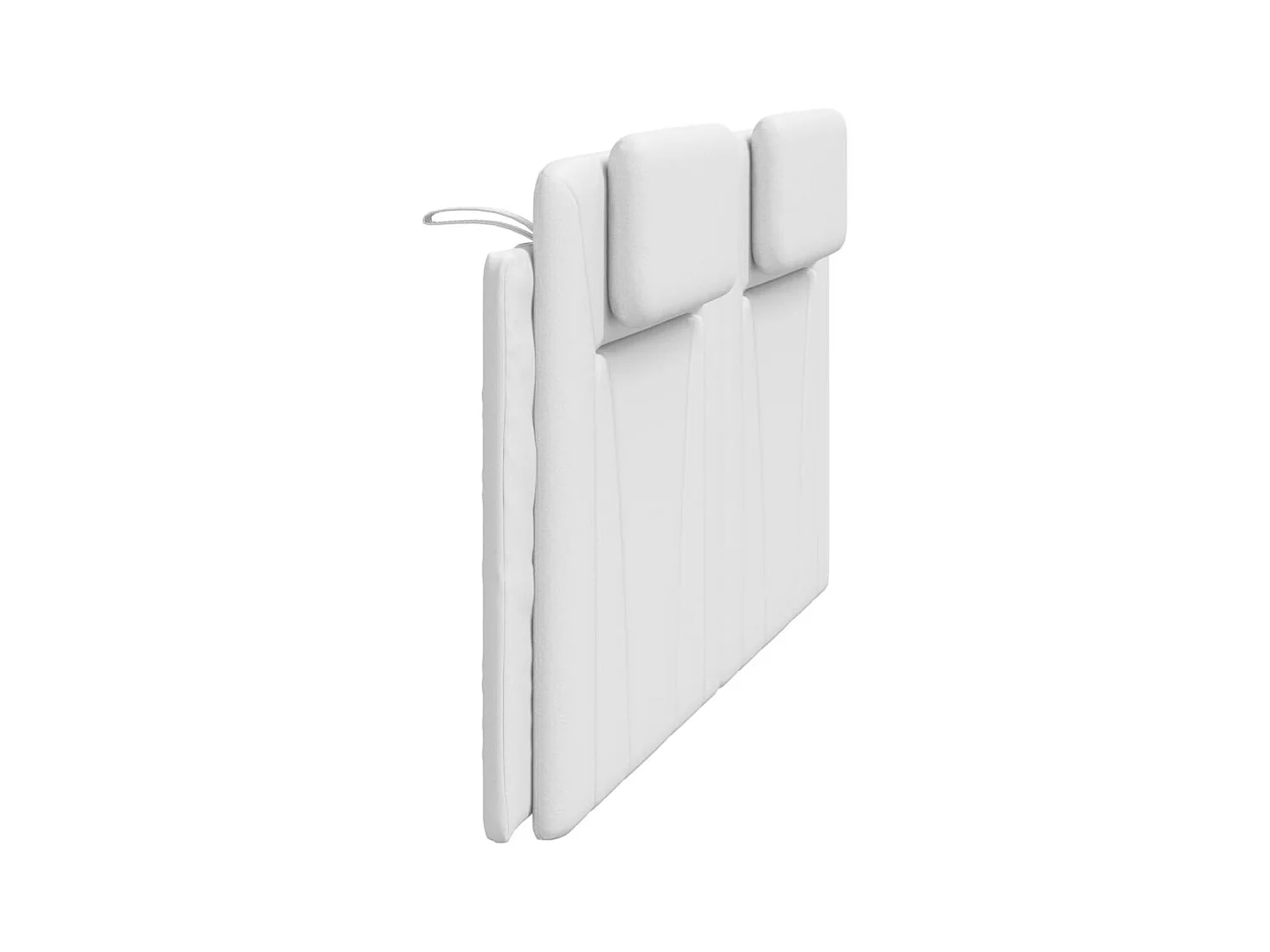 Tête de lit blanc 183 cm similicuir