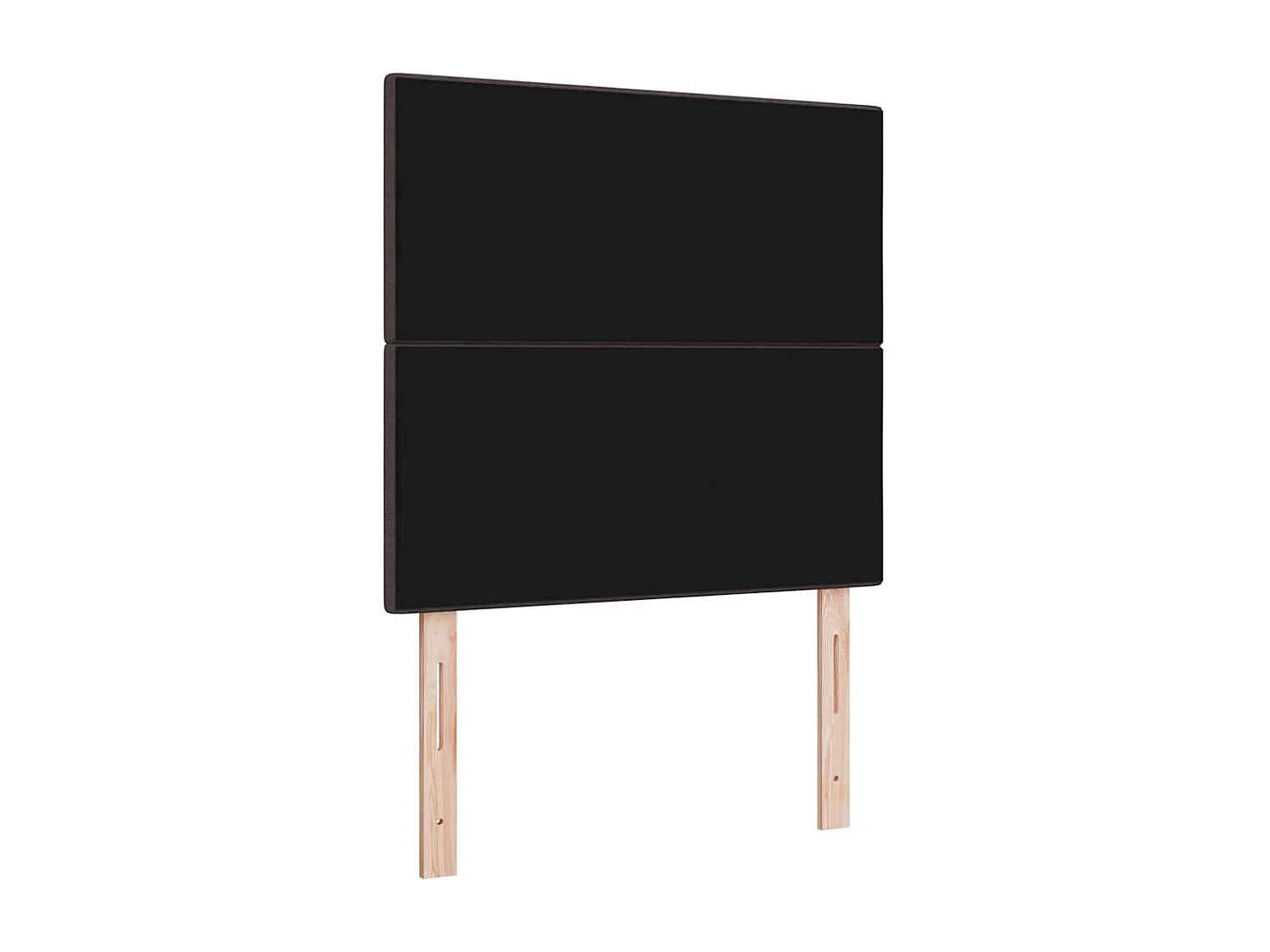 Tête de lit avec tête de lit Marron foncé 90 cm tissu