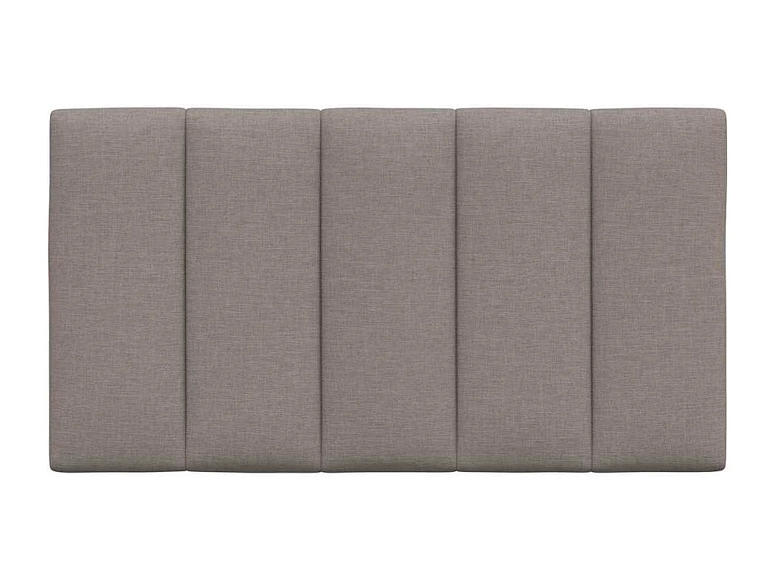 Tête de lit taupe 90 cm tissu