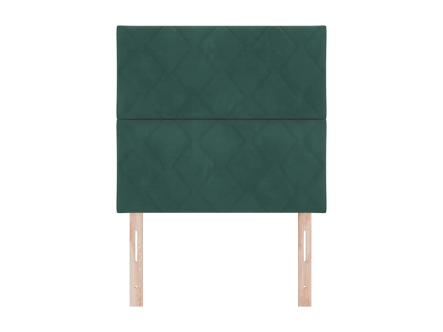 Cabeceira LED com luzes de tira LED Verde-escuro 90 cm Veludo