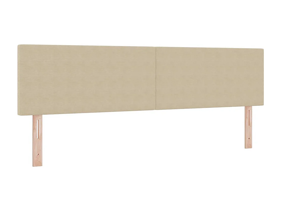 Tête de lit Vert gris clair 180 cm Tissu côtelé