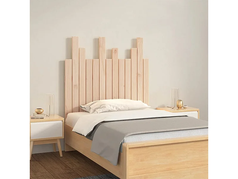 Tête de lit murale 82,5x3x80 cm Bois massif de pin