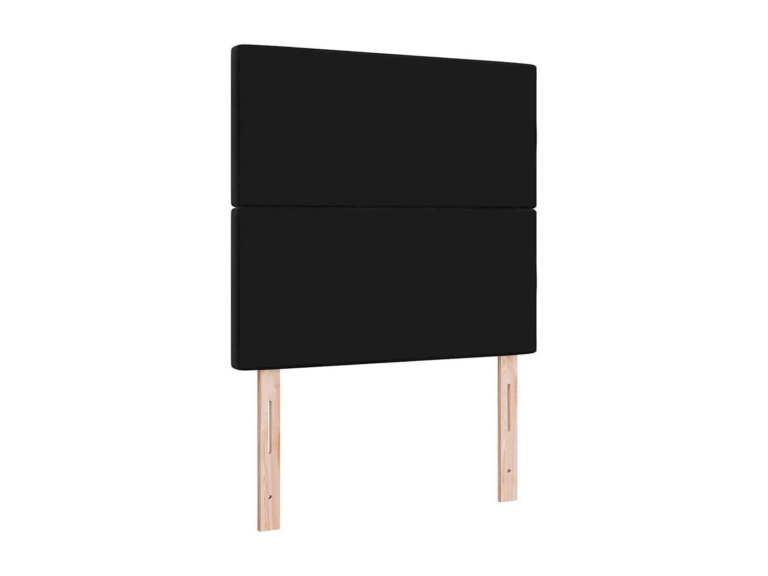 Tête de Lit en Velours Argyle Noir 100 cm Velours