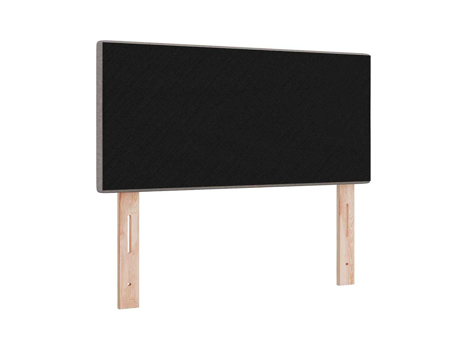 Tête de lit avec tête de lit Taupe 90 cm tissu