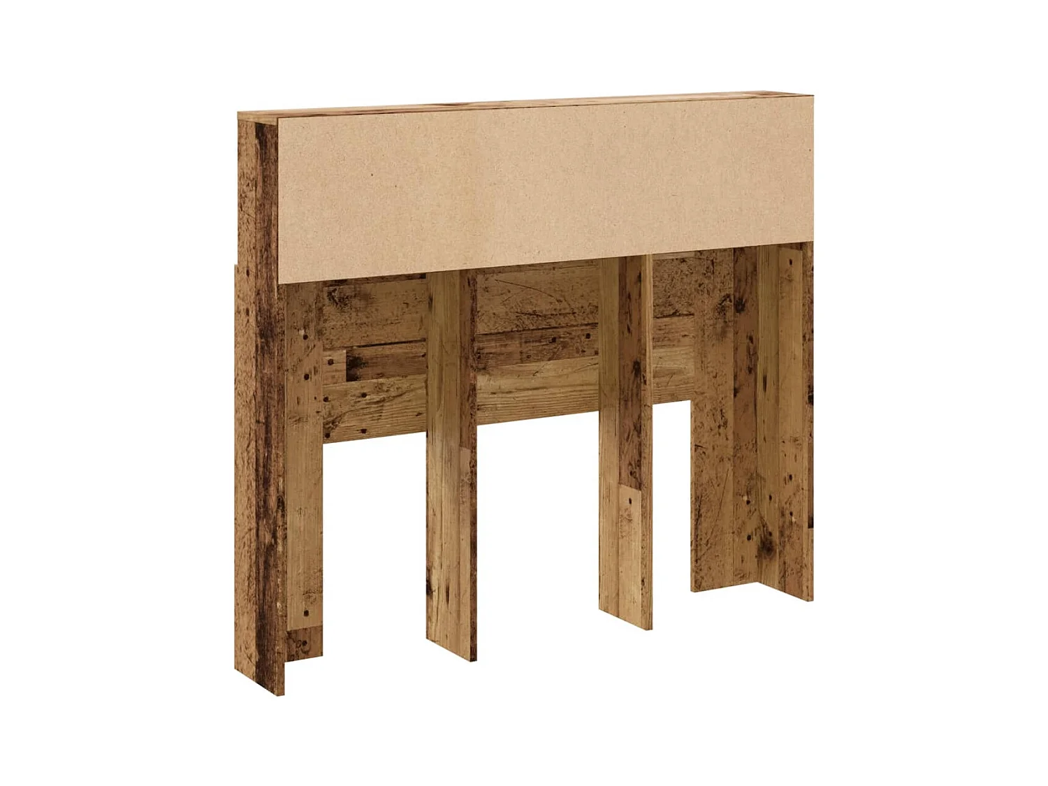 Armoire de tête de lit vieux bois 120x19x103,5 cm