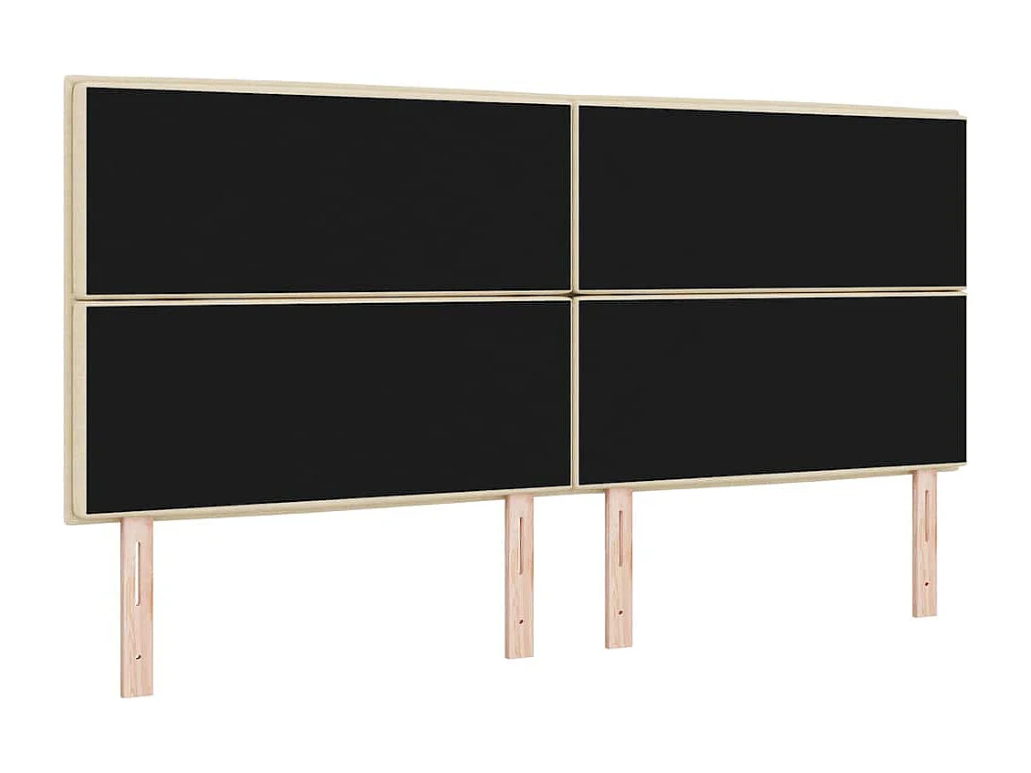 Cabecero con cabecera Manual Crema 200 cm tela