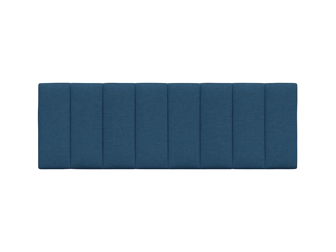 Tête de lit bleu 140 cm tissu