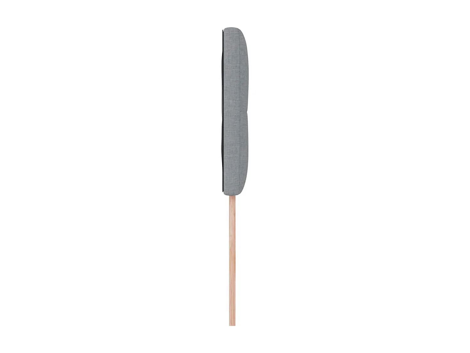 Tête de lit avec tête de lit Gris clair 80 cm tissu
