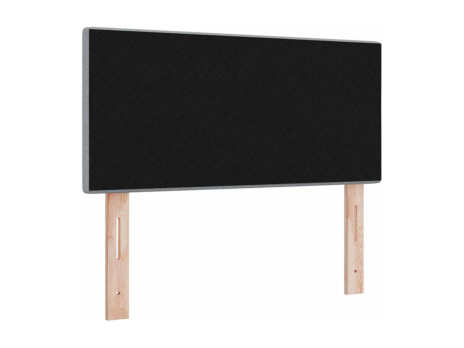 Tête de lit avec tête de lit Gris clair 80 cm tissu