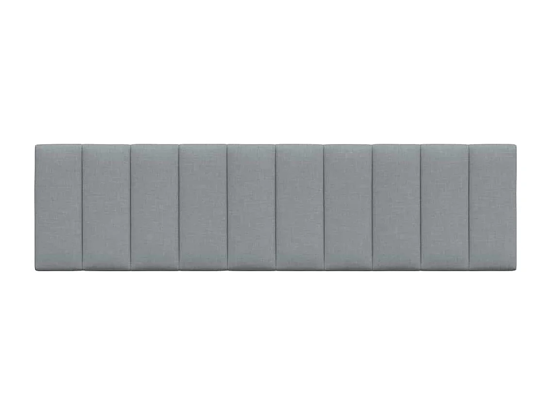Tête de lit gris clair 180 cm tissu