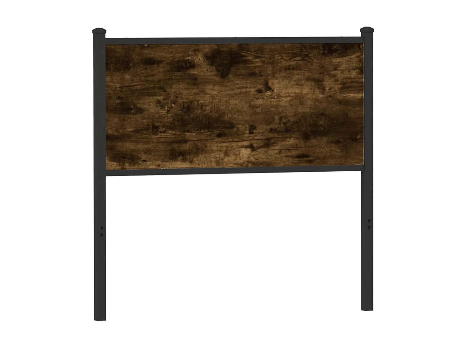 Tête de lit chêne fumé 80 cm bois d'ingénierie et acier