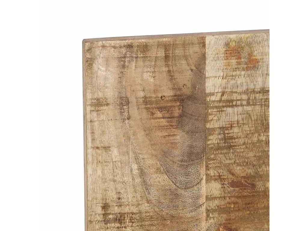 Cabecero de cama 200 cm madera maciza de mango rugoso