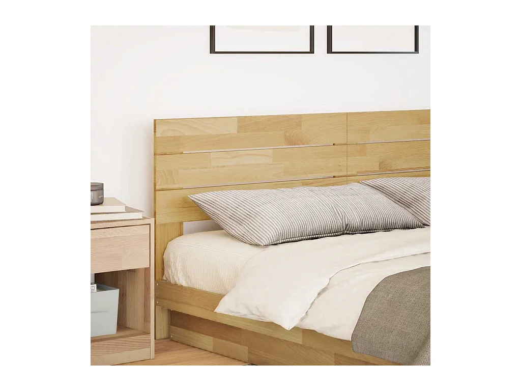 Tête de lit 200 cm bois massif de chêne