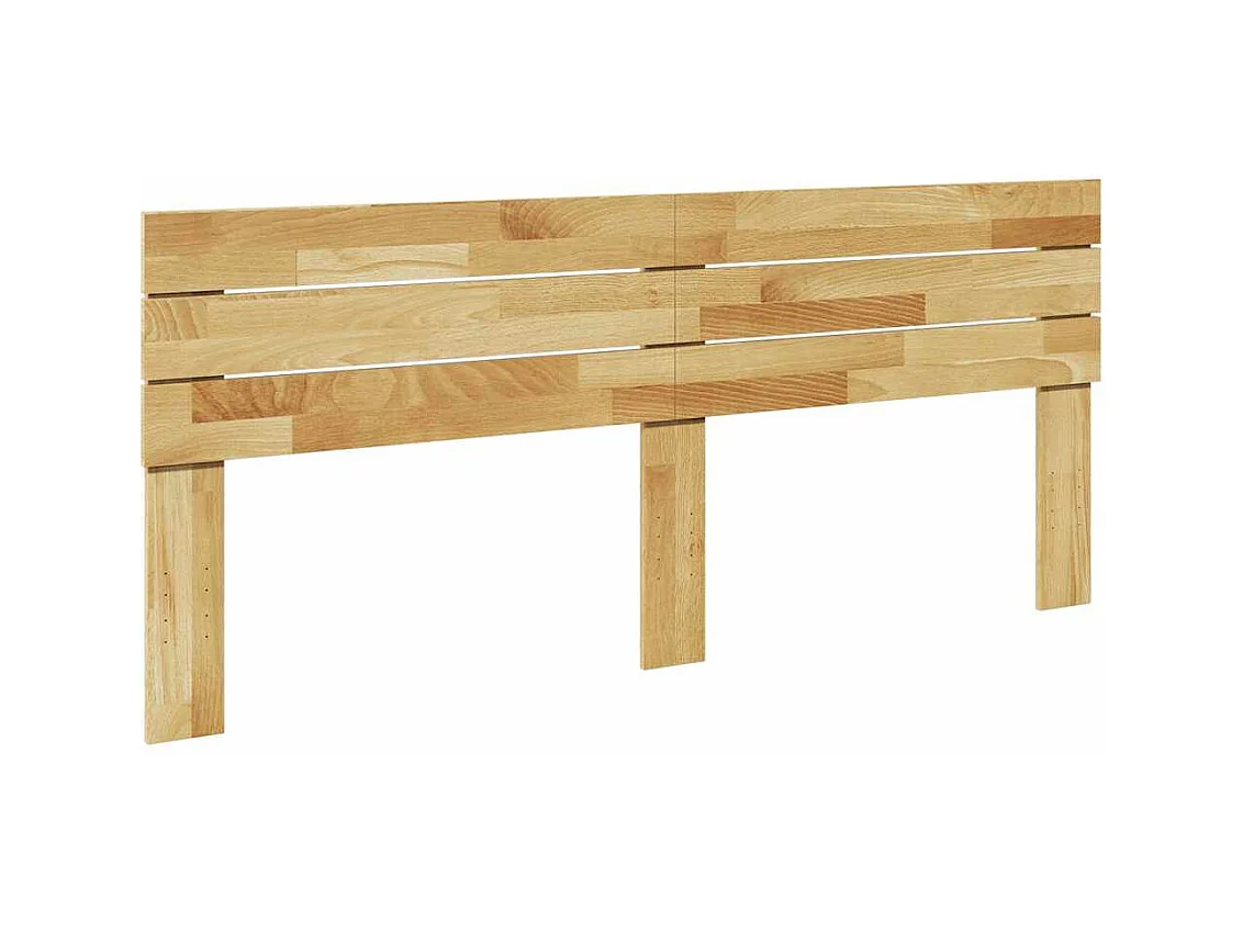 Tête de lit 200 cm bois massif de chêne