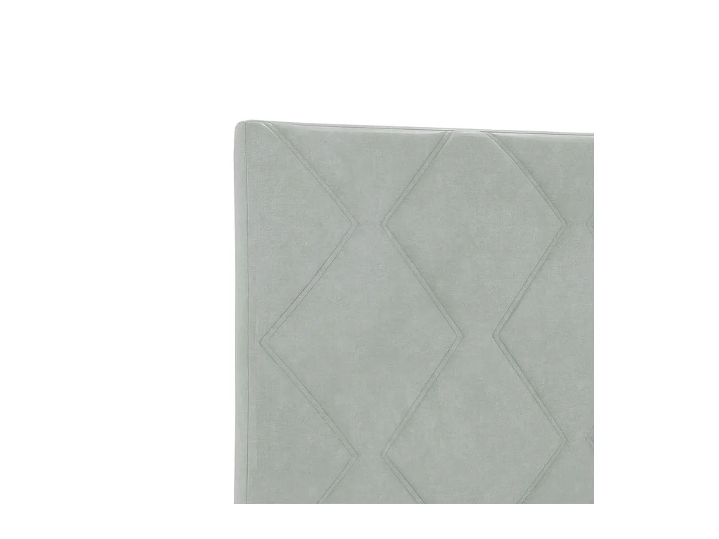 Tête de lit Montage mural Géométrique Gris clair 144 cm Velours