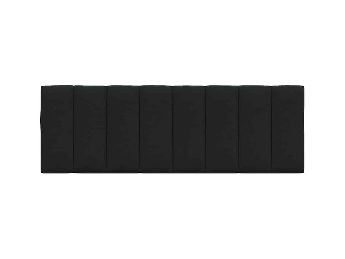 Almofadão de cabeceira 140 cm tecido preto