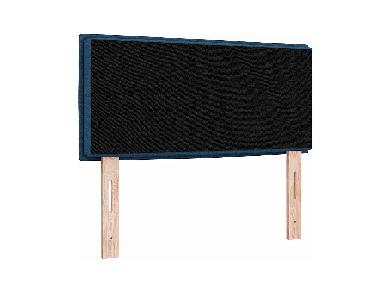Tête de lit avec tête de lit Bleu 80 cm tissu