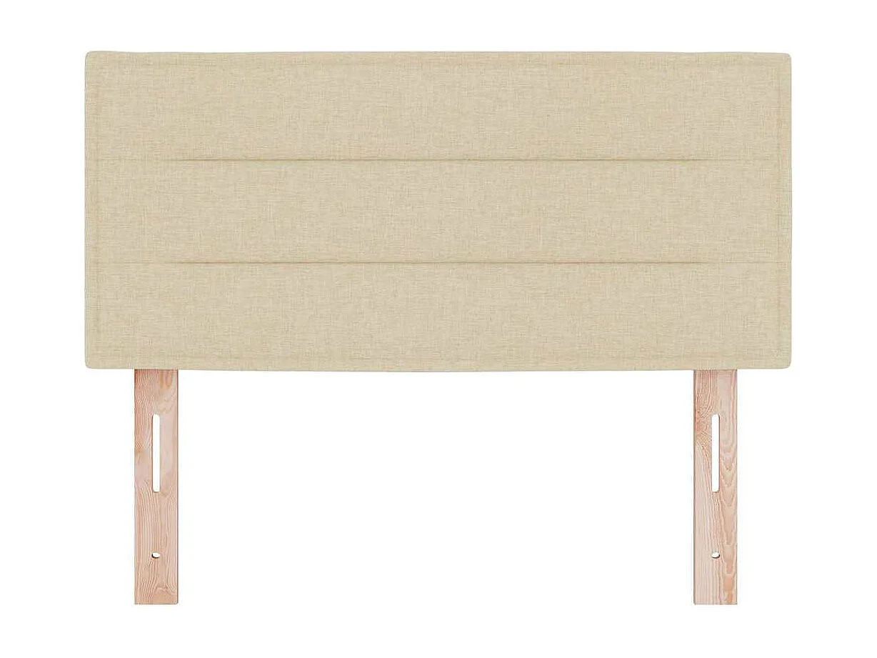 Tête de lit avec tête de lit Crème 80 cm tissu