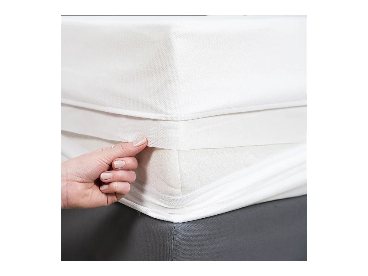 Housse intégrale anti punaise de lit  90x200cm